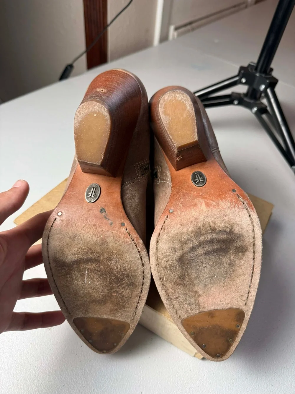 Frye Reina Bootie Sz 8.5 Country Western Style Ash Cowgirl Bar Line Dancing